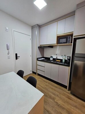 高级公寓, 城市景观 | 私人厨房