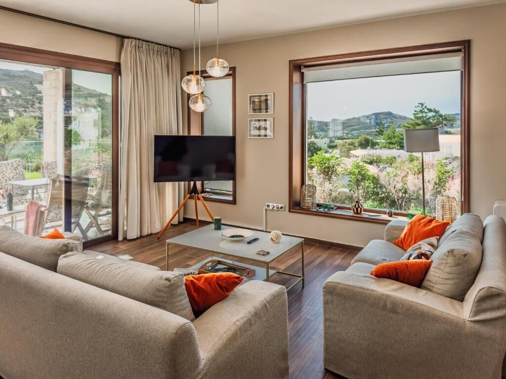 Villa, Balcony, City View | Living area