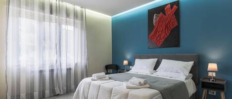 1 chambre, fer et planche Ă repasser, Wi-Fi, draps fournis