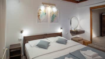 1 bedroom, internet, bed sheets