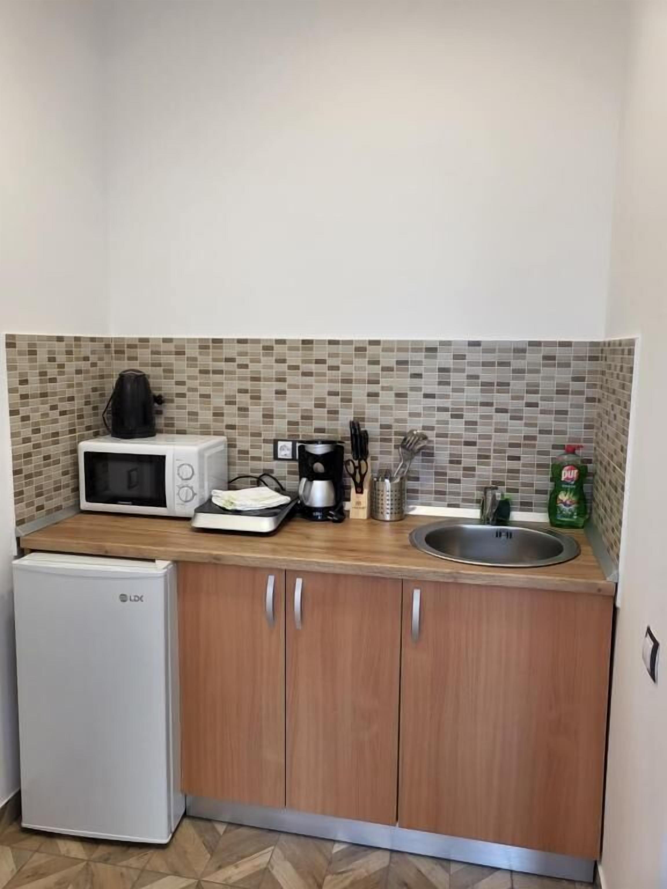 標準開放式客房, 露台 | 私人廚房