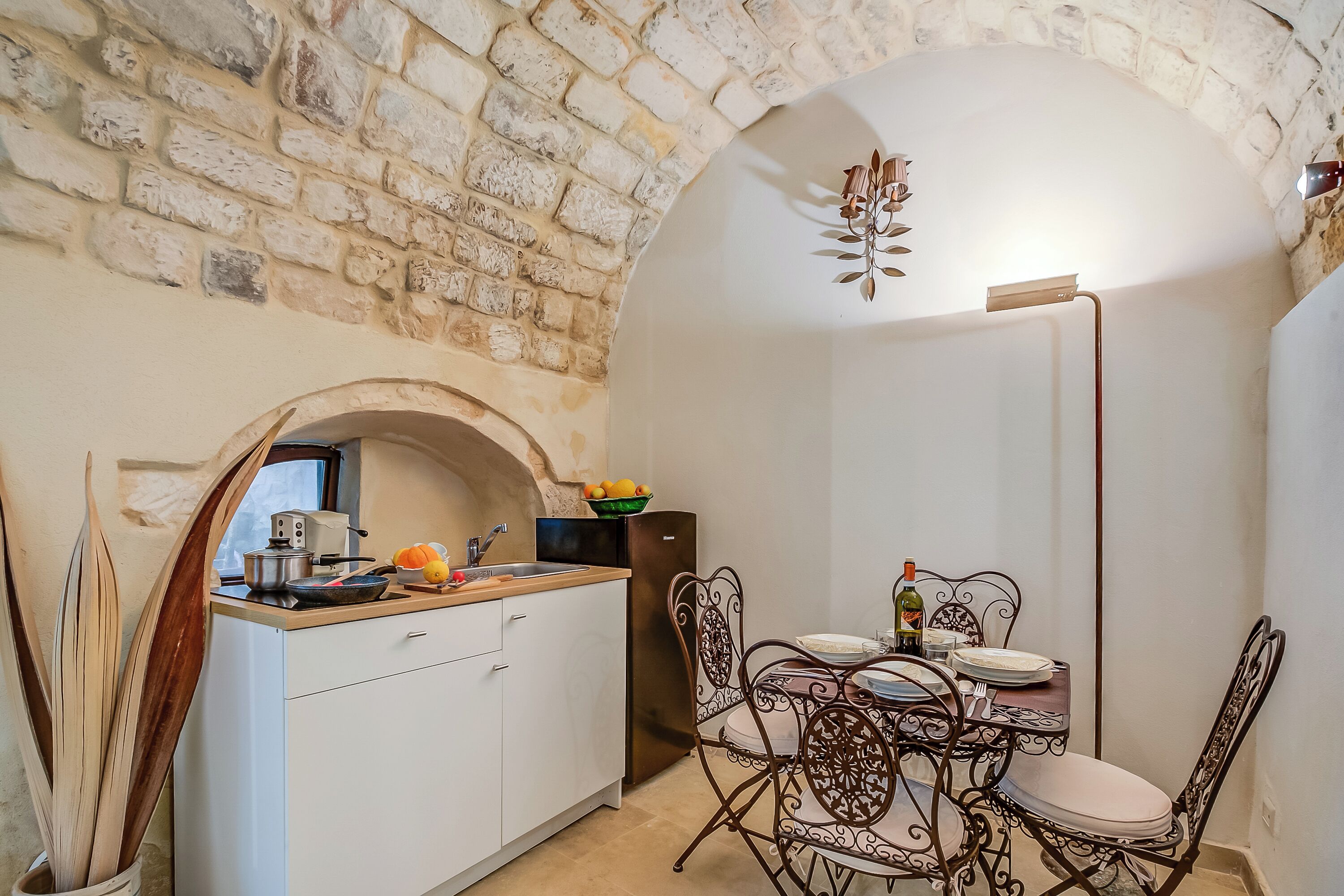 Standard Apartment, Multiple Bedrooms, 2 Bathrooms (Borgo Hedone - Rosa) | Private kitchenette | Fridge, oven, stovetop, coffee/tea maker