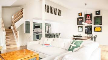 Condo, Multiple Beds, Pool Access, Garden View (The Family Clubhouse) | Living area