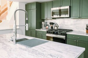 Condo, Multiple Beds, Pool Access, Garden View (The Family Clubhouse) | Private kitchen - The Family Clubhouse at Abbey Springs (Fontana)