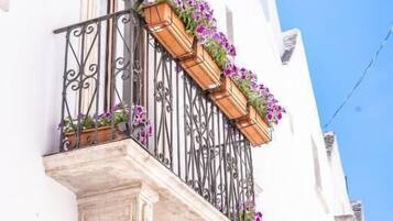 Junior-Doppelzimmer, Balkon, Stadtblick | AuĂendetails