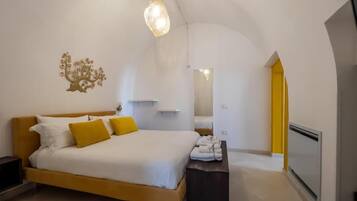 Quarto casal luxo, sacada, vista para a cidade