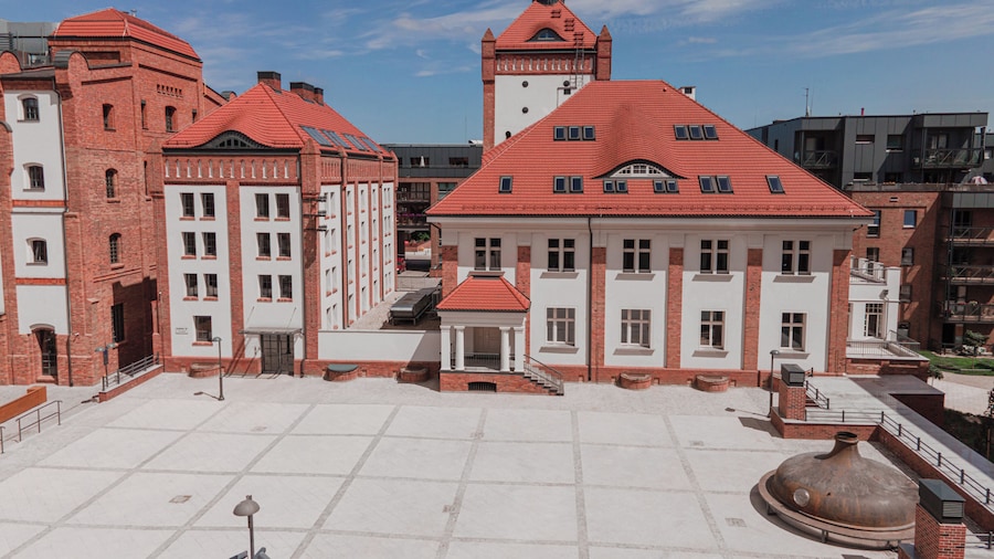 Budynek Dyrekcji by Browar Hevelius