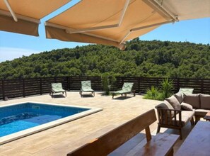 Villa (Four bedroom villa with pool) | Outdoor pool