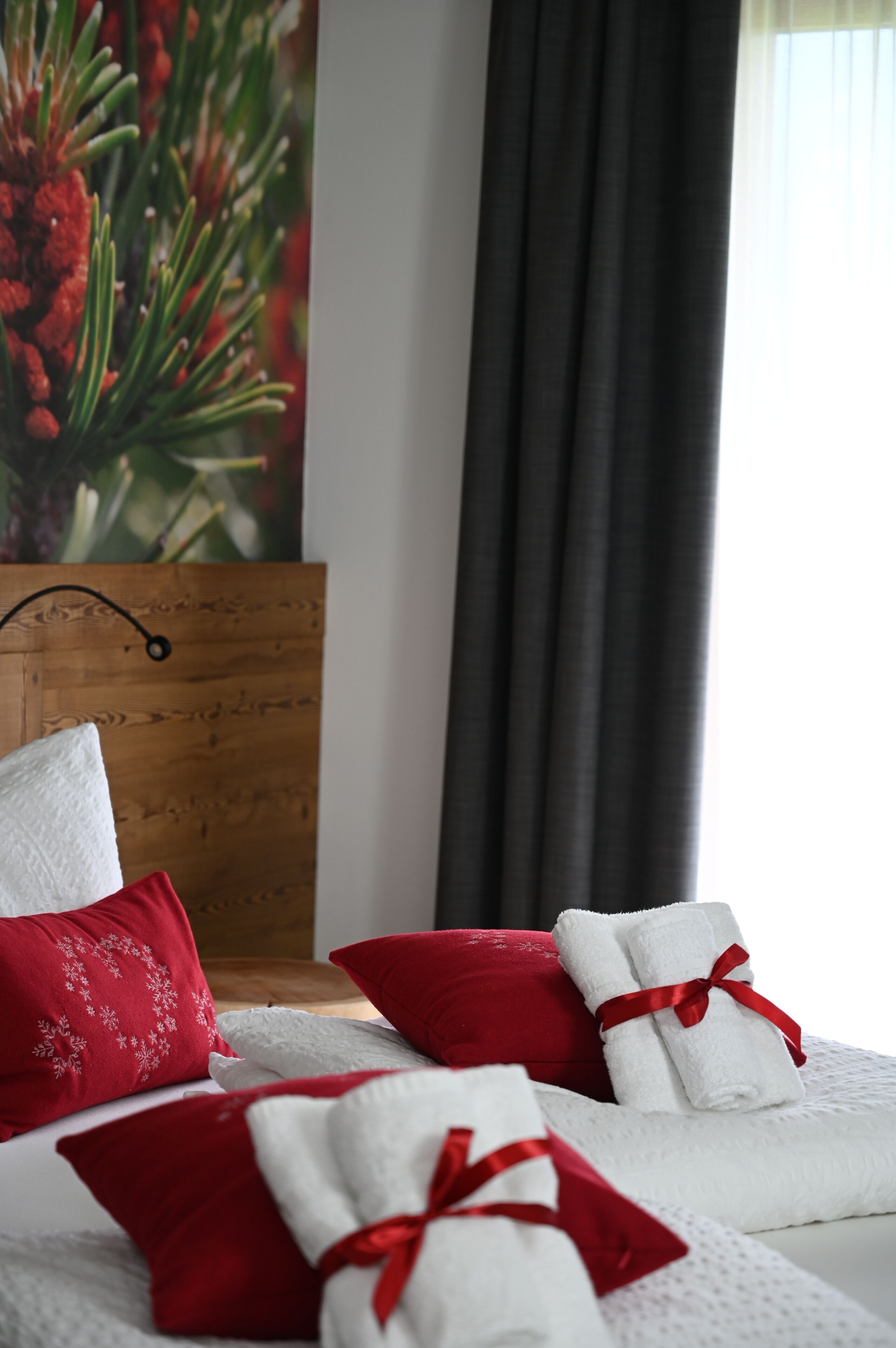 Habitación estándar con 1 cama matrimonial o 2 individuales, patio, vista a la montaña (Mugo)