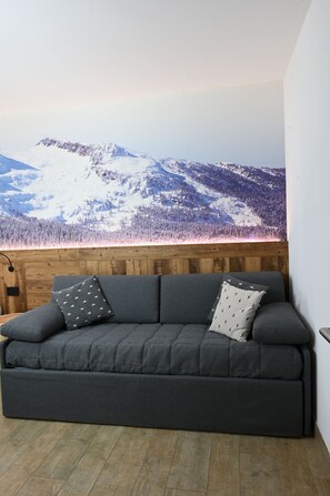 Neljän hengen superior-huone, patio, vuoristonäköala (Paion) | Sisätilat