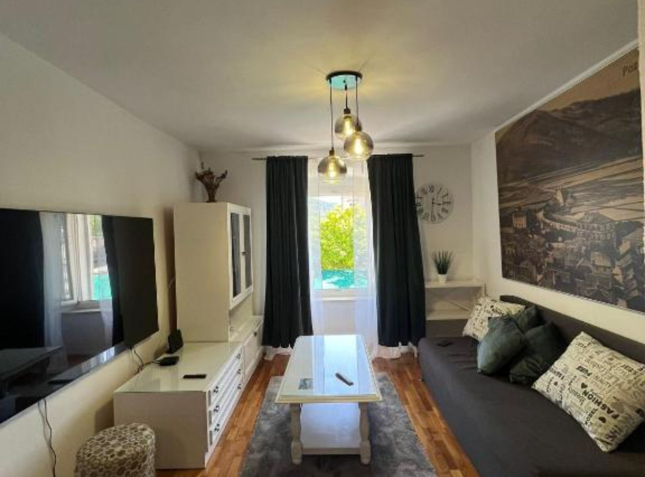 Apartment (Ston Heritage Apartment with City vie) | Living room