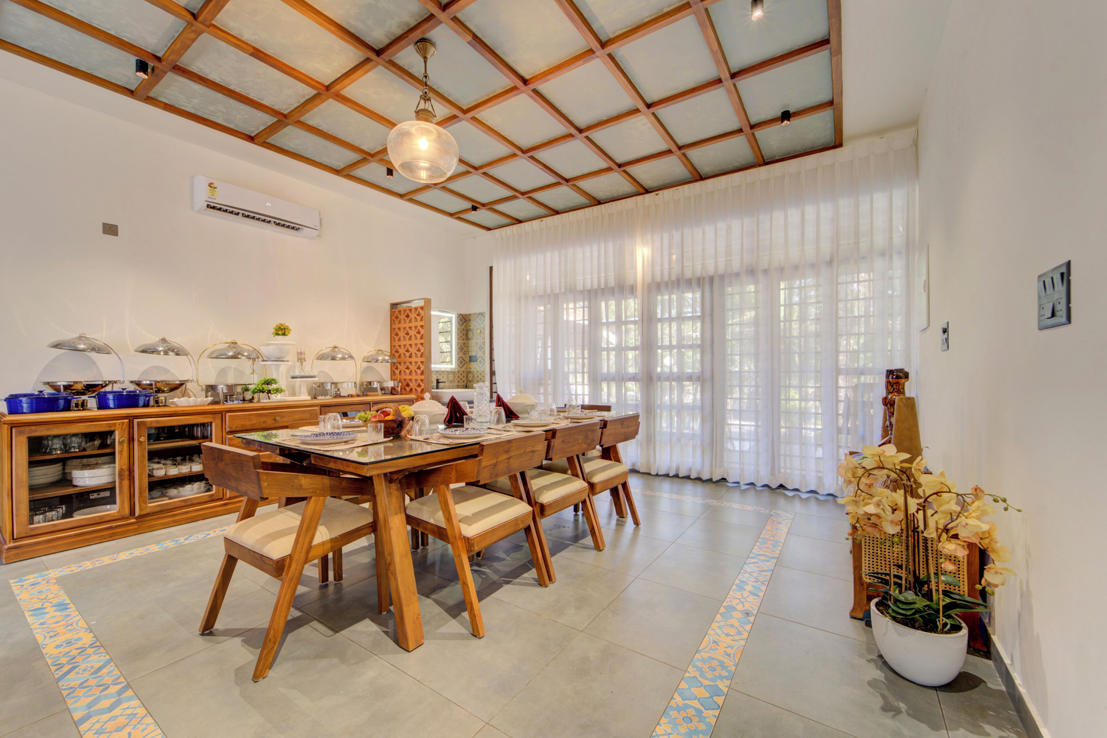 Vila luxo | Opções para refeição