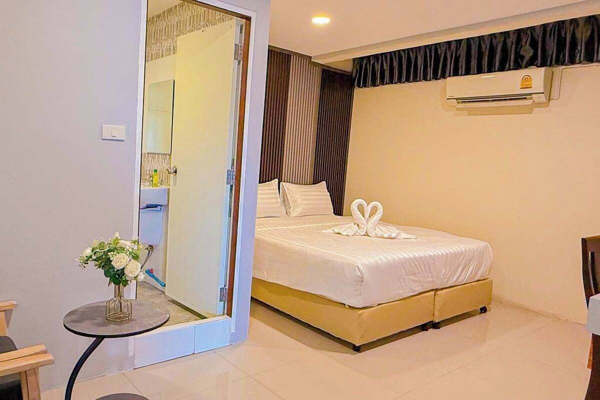 Habitación individual básica | Wifi gratis y ropa de cama