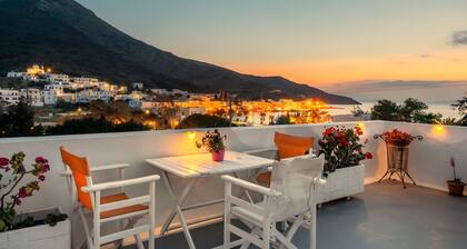 Apartment 'Two-Bedroom' with Sea View, Wi-Fi and Air Conditioning