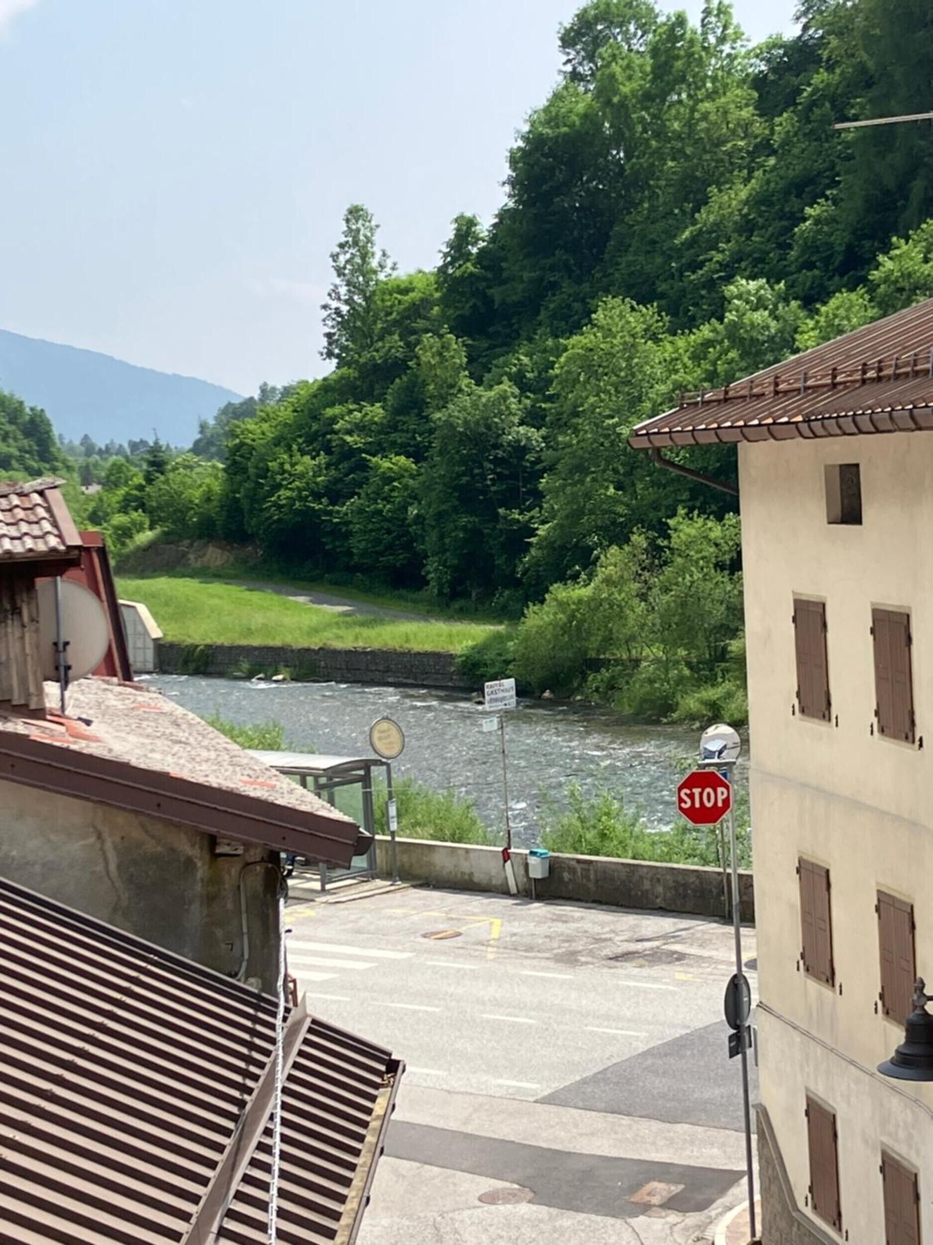 Blick von der Unterkunft