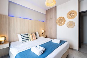 Lägenhet - 1 dubbelsäng med bäddsoffa - pentry - havsutsikt