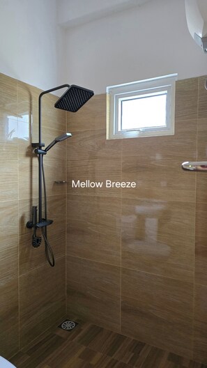 Dusche, Haartrockner, Bidet, Handtücher