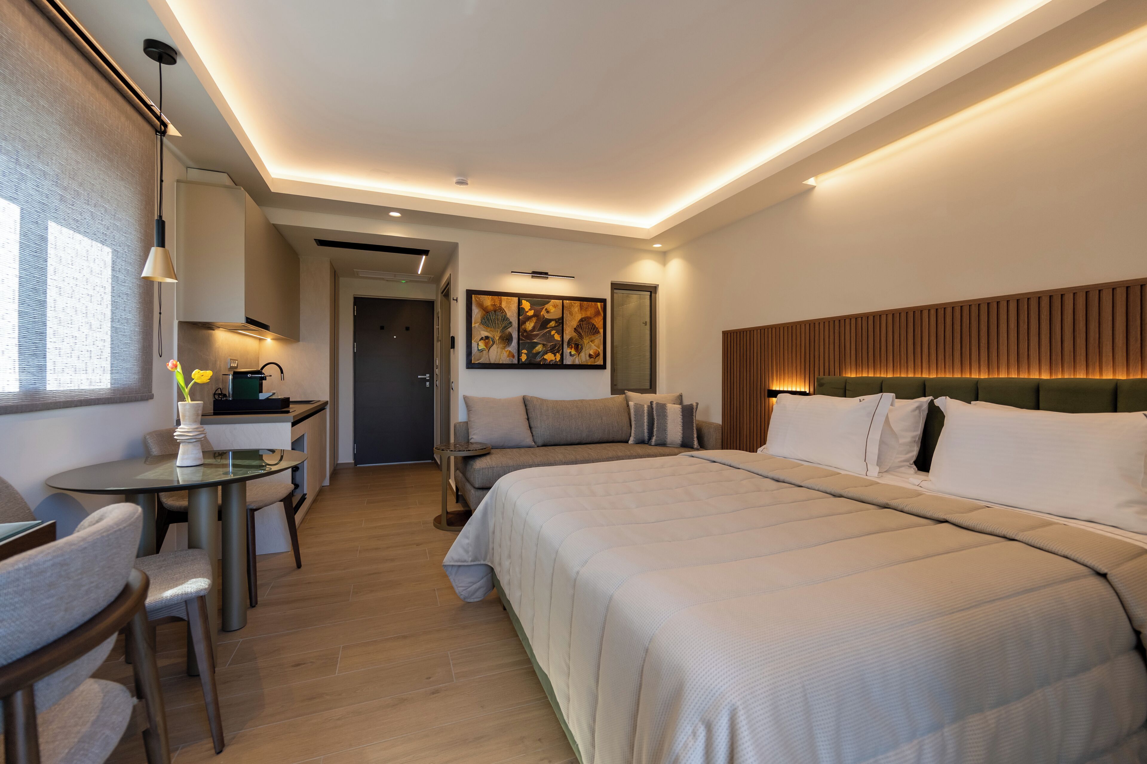 디럭스 스위트, 퀸사이즈침대 1개 및 소파베드, 수영장 전망, 풀사이드