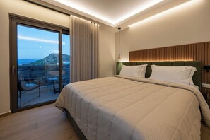 全景開放式套房, 1 張加大雙人床及 1 張梳化床, 城市景, 轉角 | 房內夾萬、手提電腦工作空間、熨斗/熨衫板、免費 Wi-Fi
