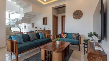 Vila Deluks, balkon, pemandangan kolam renang | Area keluarga