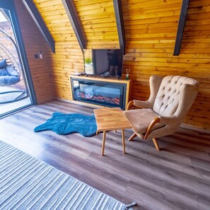 Deluxe Bungalow | Living area - Mavi Rüyam Bungalov (Atakum)