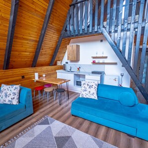 Bangalô conforto | Área de estar