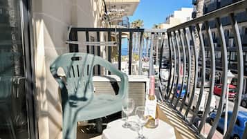 Camera Standard, camere multiple, fronte mare (Sunny Ensuite by the Sea - A1) | Balcone