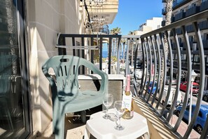 Standard Room, Multiple Bedrooms, Sea Facing (Sunny Ensuite by the Sea - A1) | Balcony - Cozy Ensuite Rooms (St. Paul's Bay)