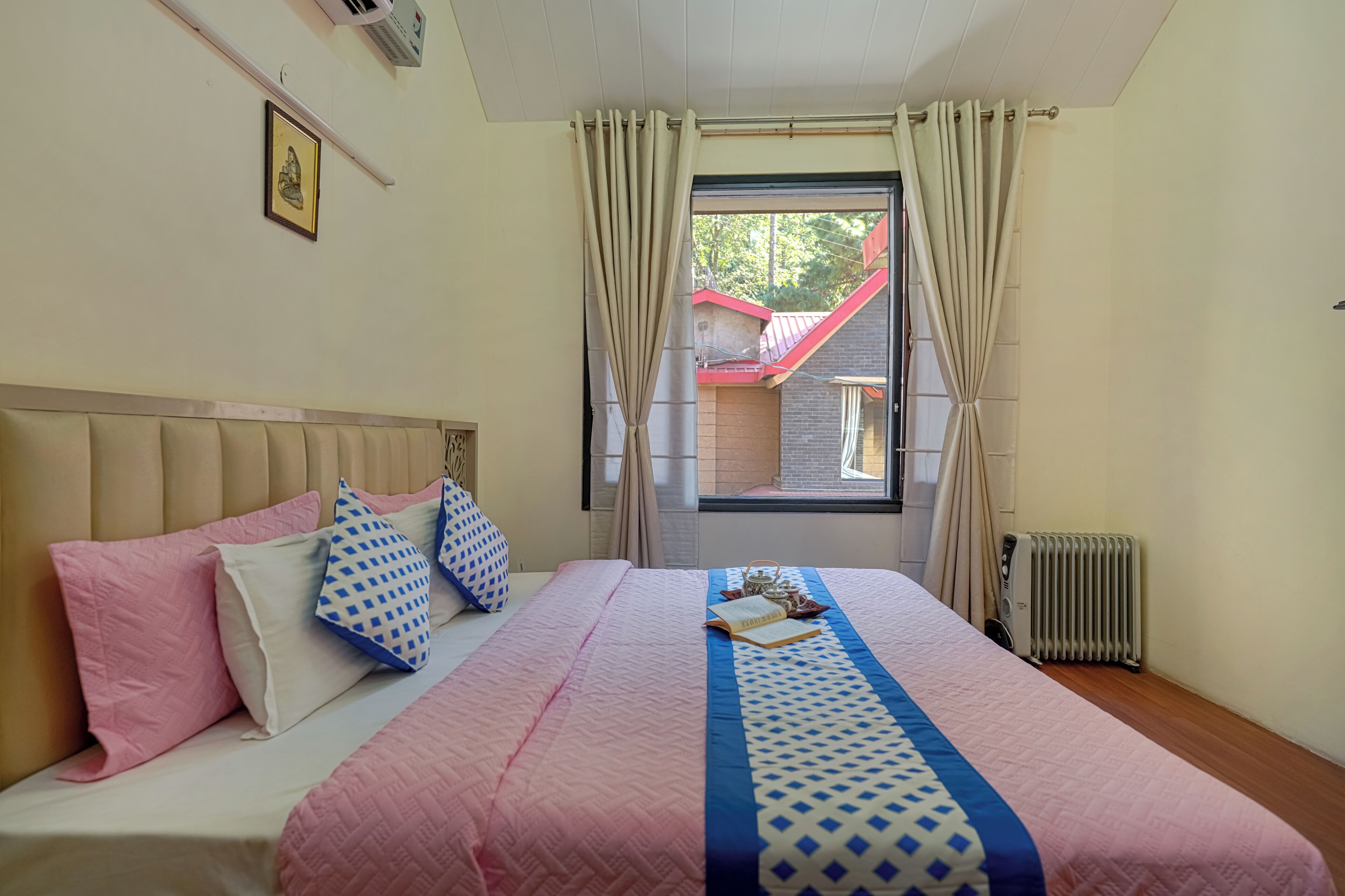 Deluxe-huvila, parveke, näköala puutarhaan