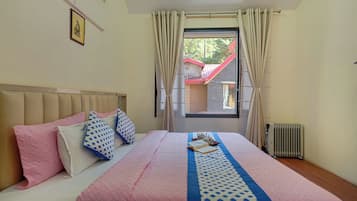 Deluxe-huvila, parveke, näköala puutarhaan