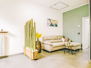 Living area - Beautiful apartment for 4 people with A/C, WIFI and pets allowed (Pescia)