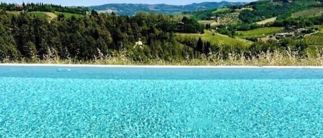 Kahden hengen deluxe-huone, näköala uima-altaalle | Uima-allas