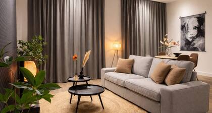 Fully equipped 2-bedroom apartment in Tilburg with Wi-Fi, kitchen, and private bathroom.