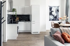 Interior - Fully equipped 2-bedroom apartment in Tilburg with Wi-Fi, kitchen, and private bathroom. (Tilburg)