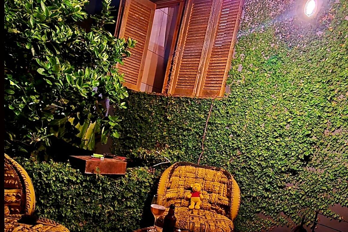 Chalet familiar, vista al patio | Exterior