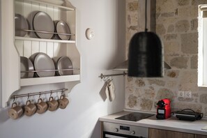 Villa, 2 Bedrooms, Patio, Garden View | Private kitchen - Villa Estia with Hot Tub (Corfu)