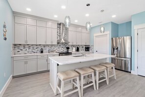 Fridge, microwave, oven, stovetop - Once Upon a Tide – Brand New 2025 Build, Pet Friendly, with Private Pool! (St Joe Beach)