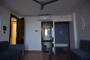 高級雙人房, 露台 | 客廳