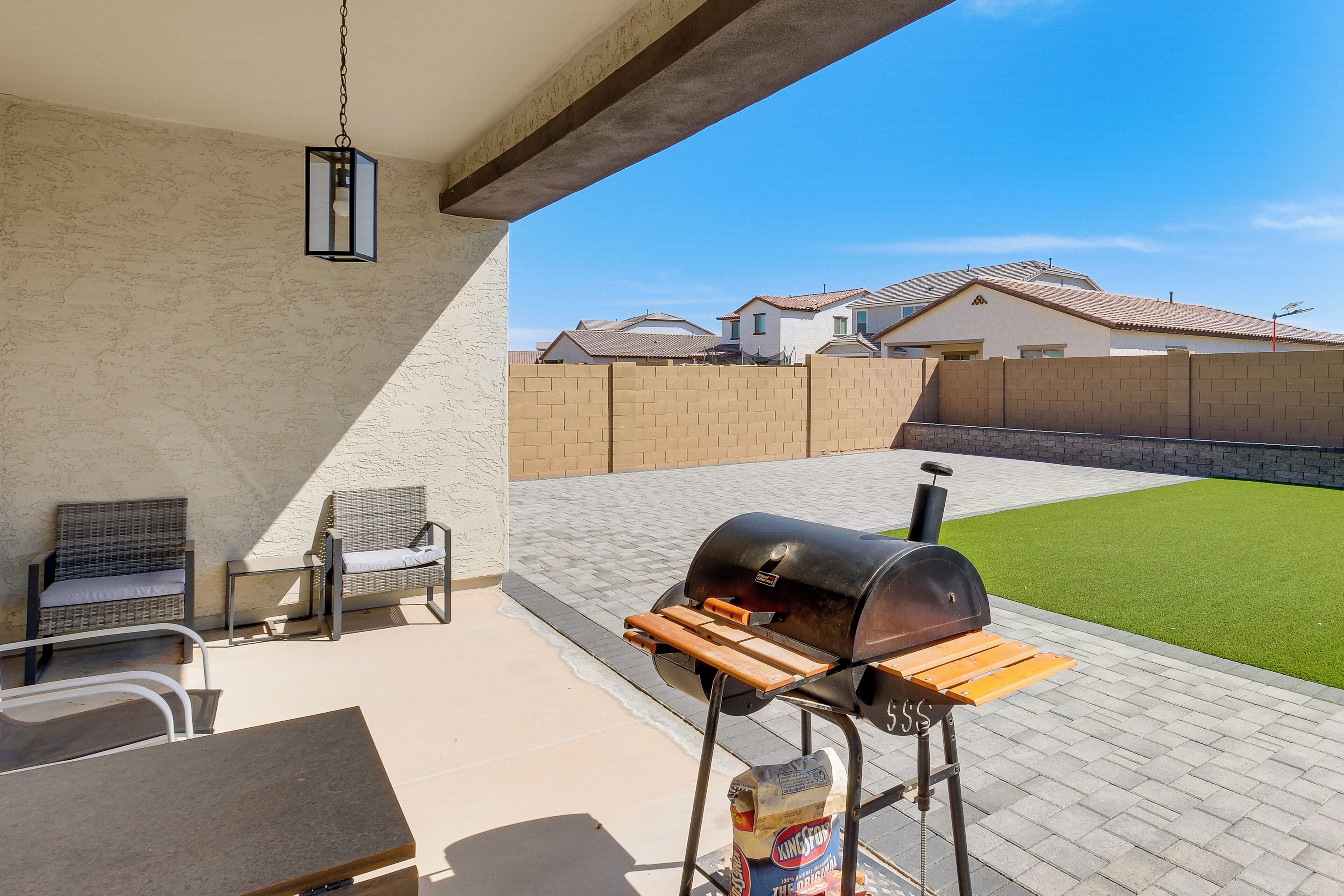 Fachada de la propiedad