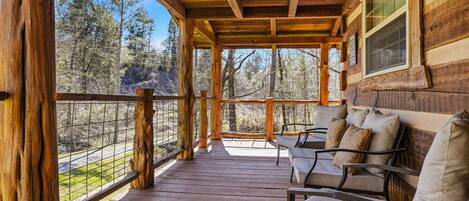 Cabaña, 1 habitación | Terraza o patio