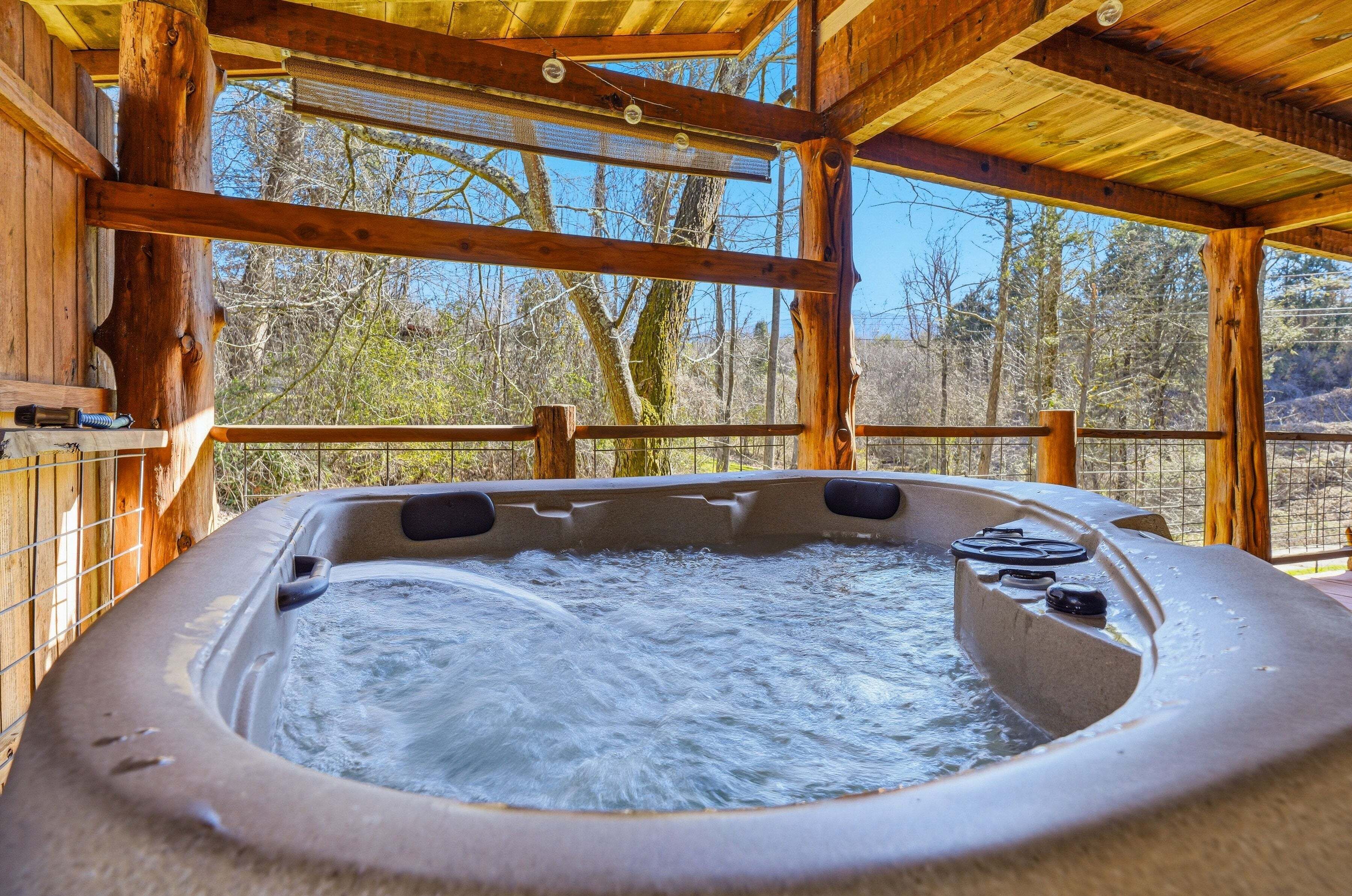 小屋, 1 間臥室 | 室外 Spa 池