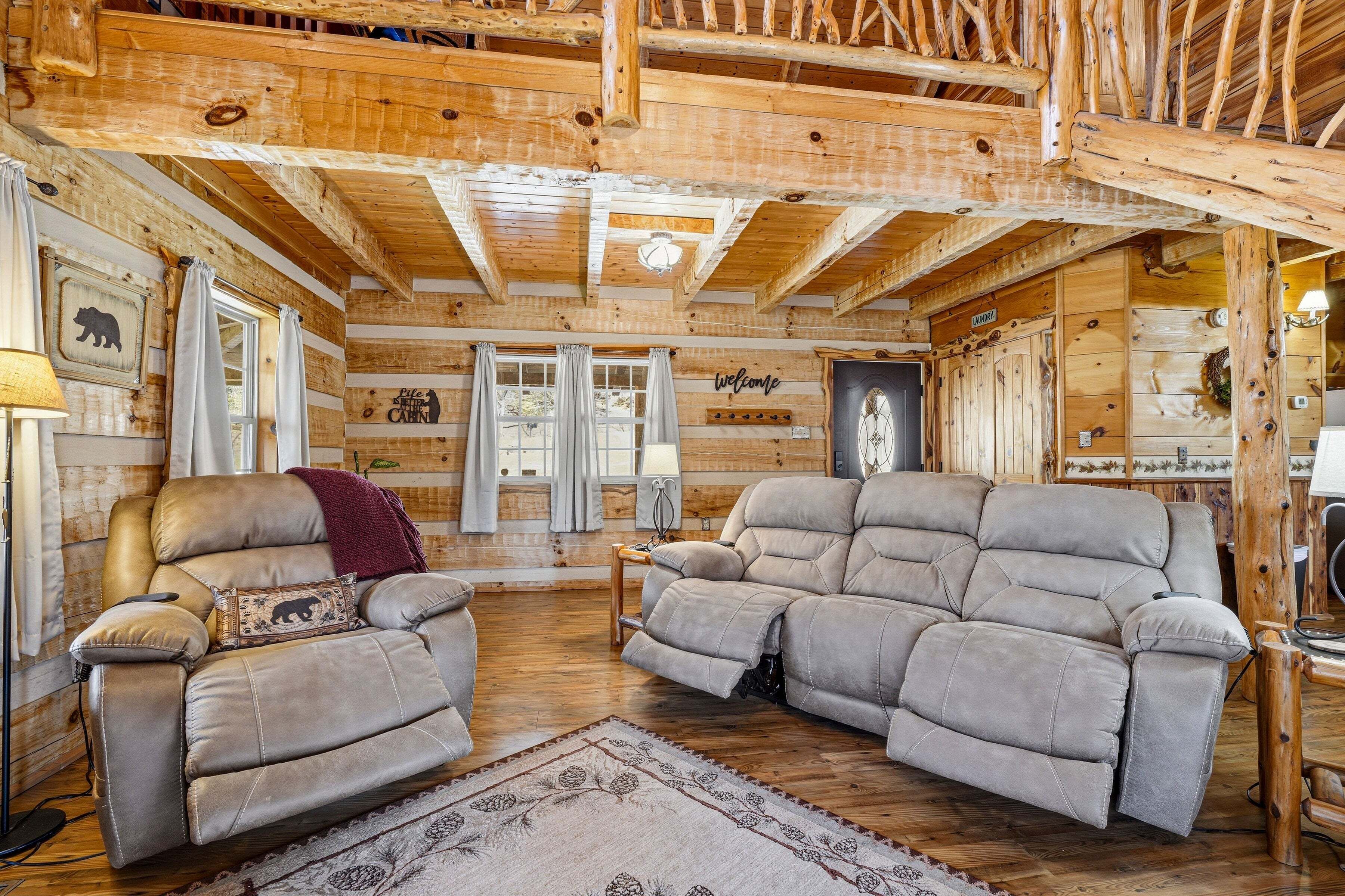 小屋, 1 间卧室 | 起居区