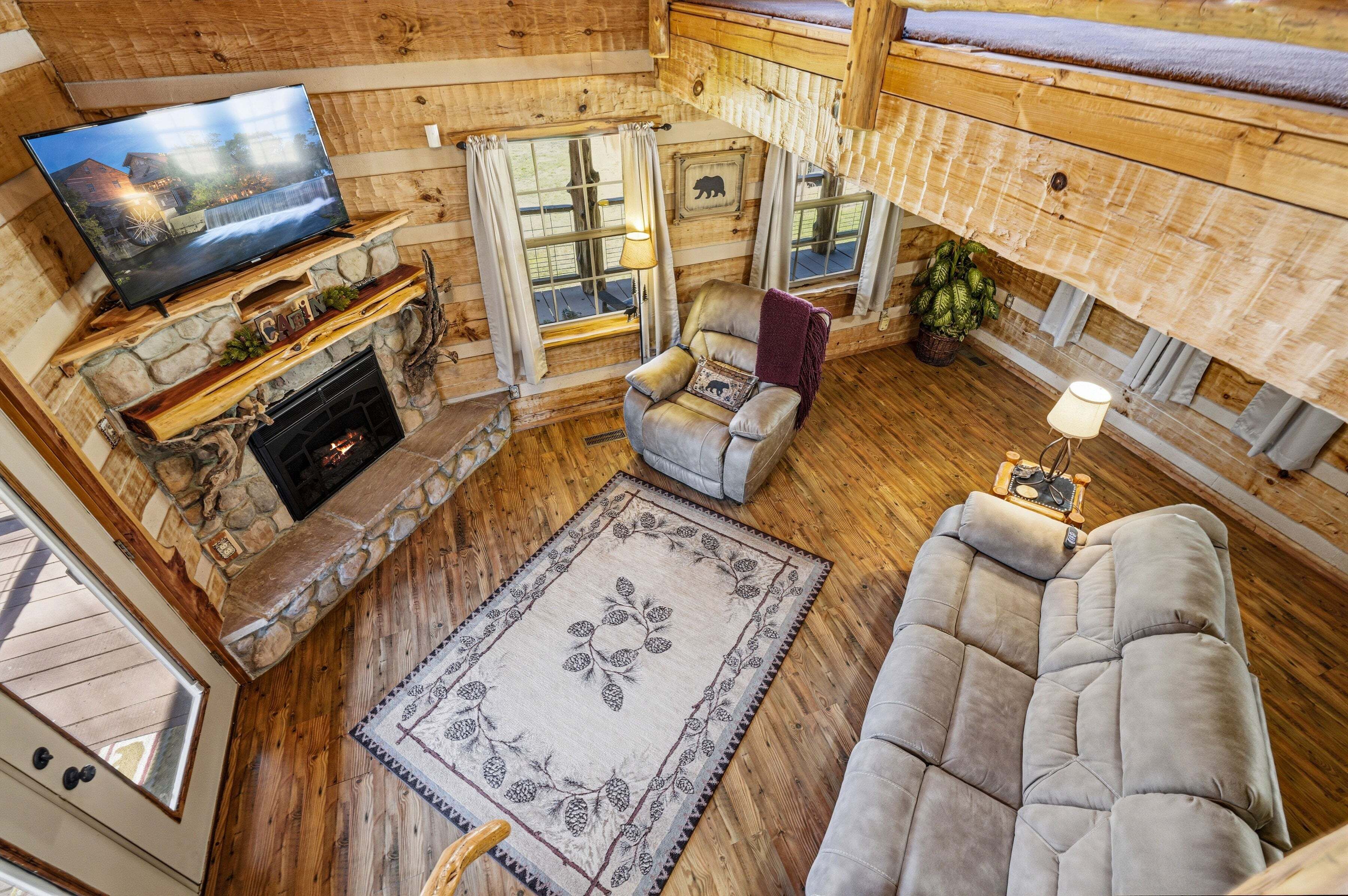 Ferienhütte, 1 Schlafzimmer | Wohnbereich