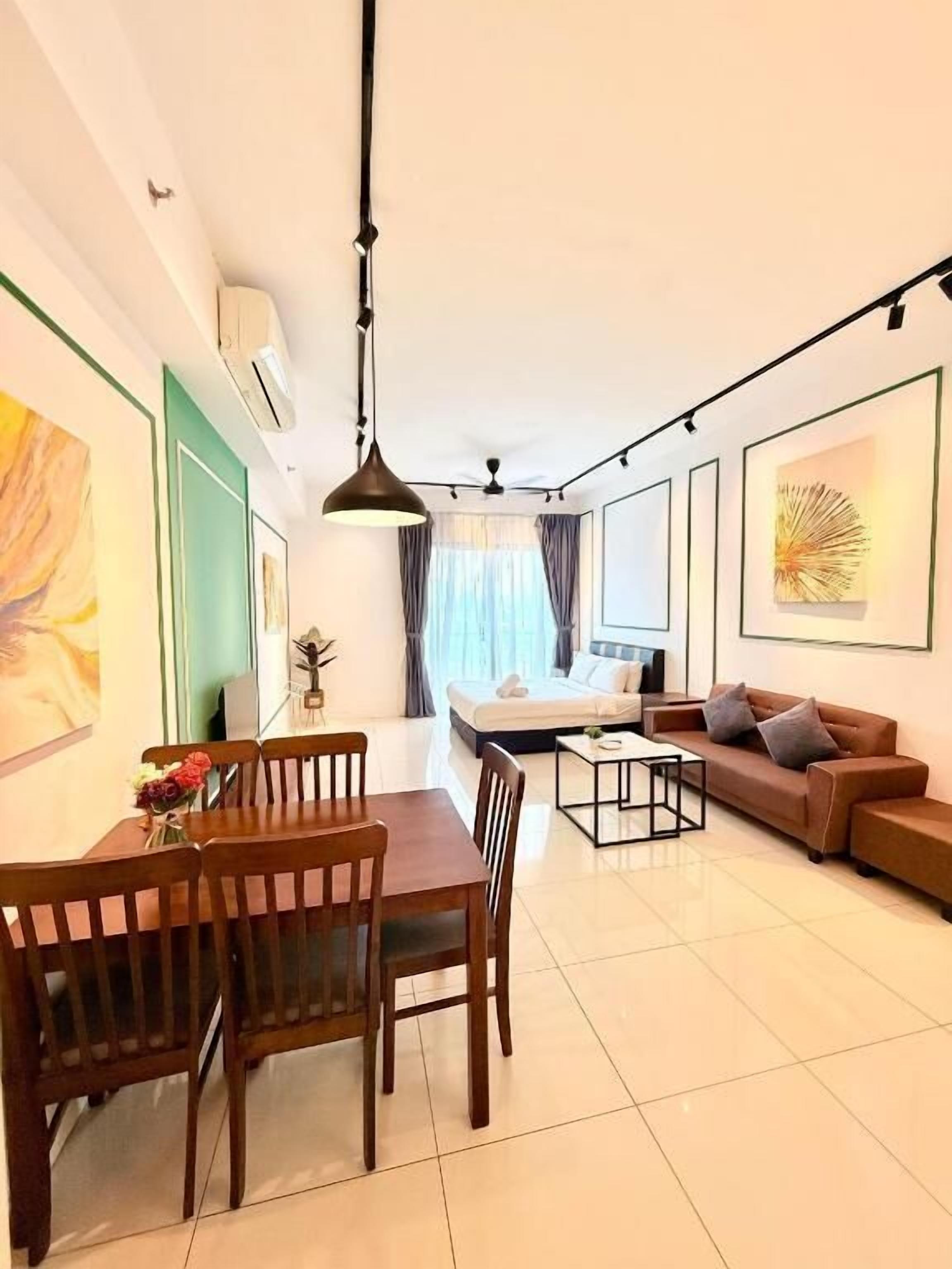 Estúdio luxo, vista para a cidade | Área de estar