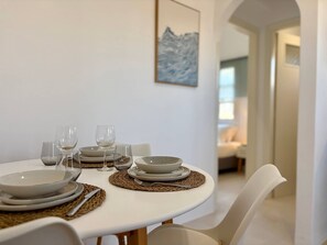 Dining - Origins I | Boutique Studio 200m from Sea+Parking (Piso Livadi Paros)