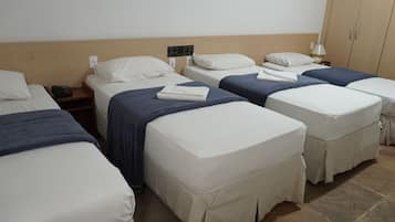 Standard Quadruple Room, City View | In-room safe, desk, free WiFi