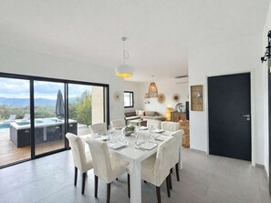 Dining - Villa with pool, mountain view - 8 guests (Porto-Vecchio)