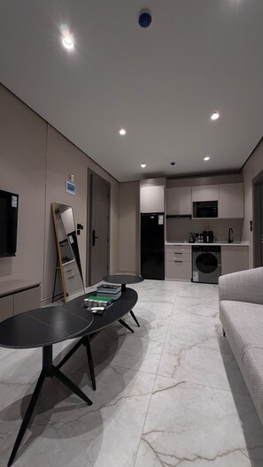 Appartement, 1 chambre, accessible aux personnes à mobilité réduite, fumeurs | Salle de séjour