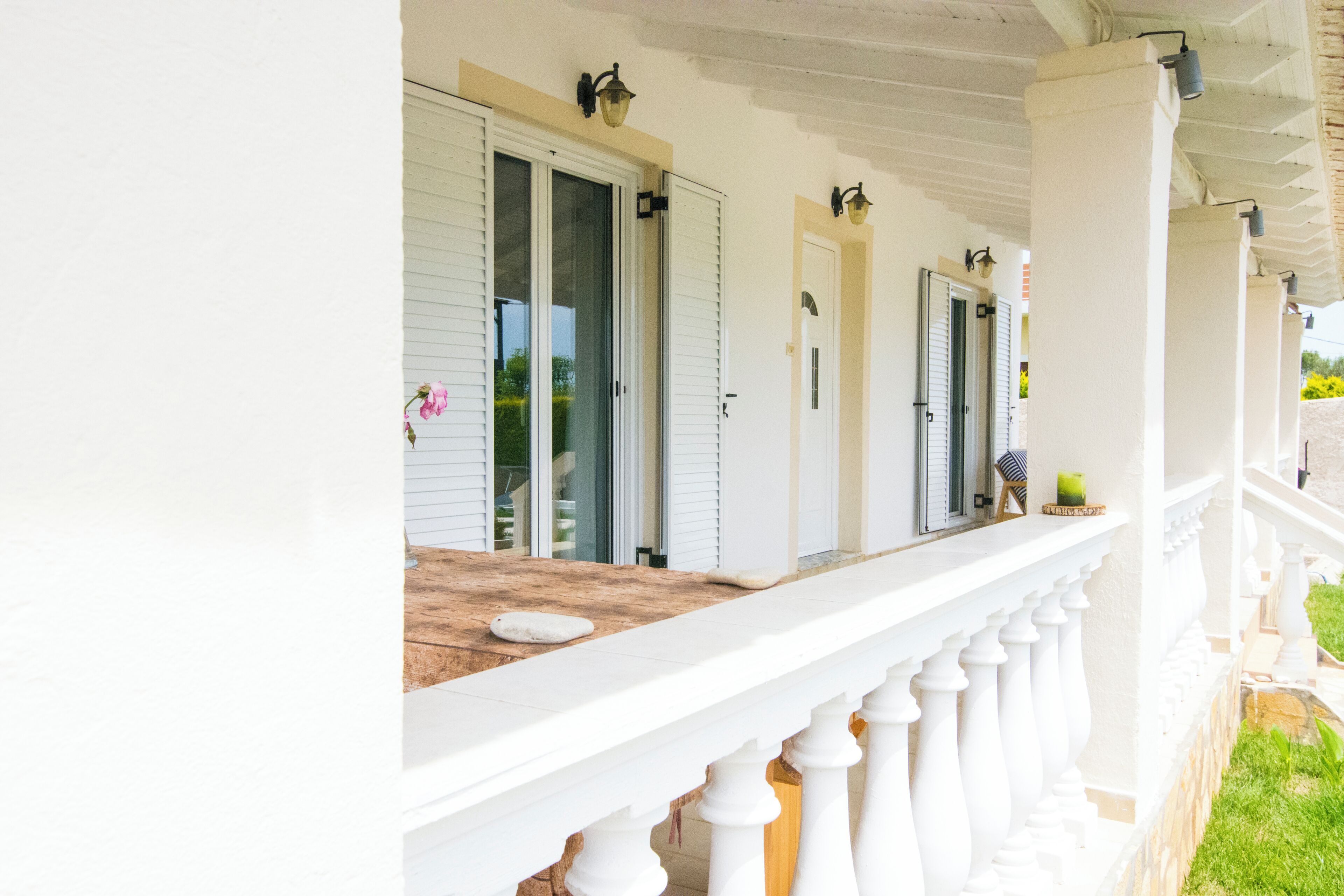 Leilighet, bakgårdsutsikt | Utvendig detalj