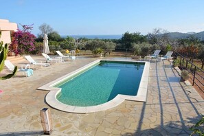 Indoor pool - Villa Miquela Charming house with ocean view (IB)